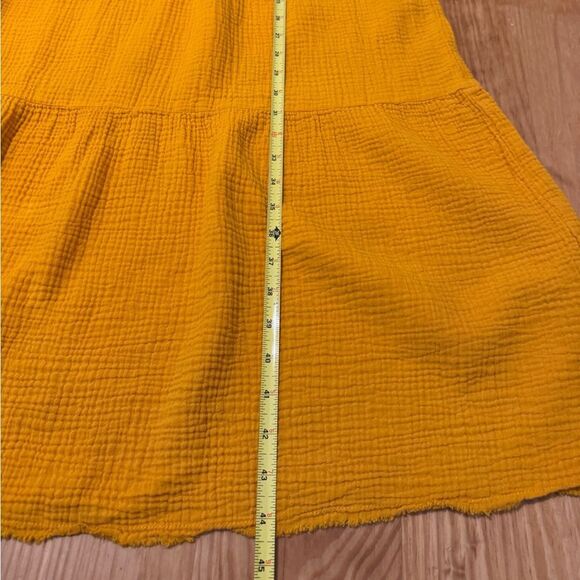 Nation LTD - Nadie Tiered Tank Midi Dress in Gold Women’s SIZE MED - Picture 5 of 9